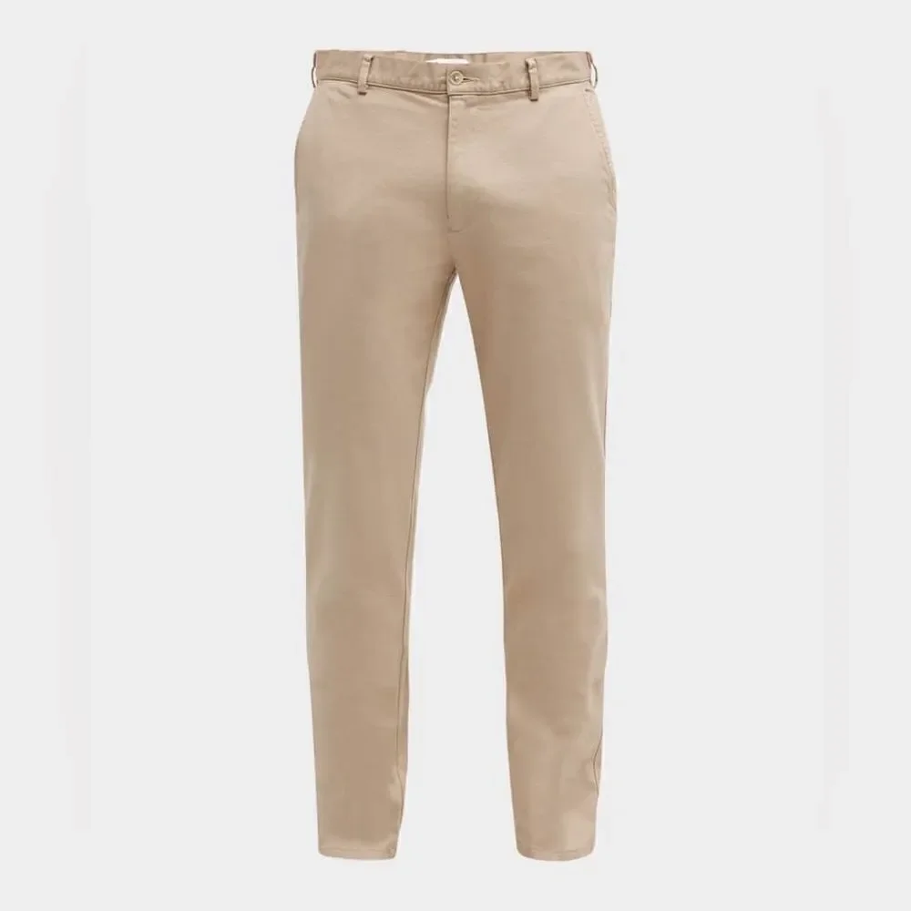 Peter Millar Pilot Twill Flat Front Trousers Khaki Size 35